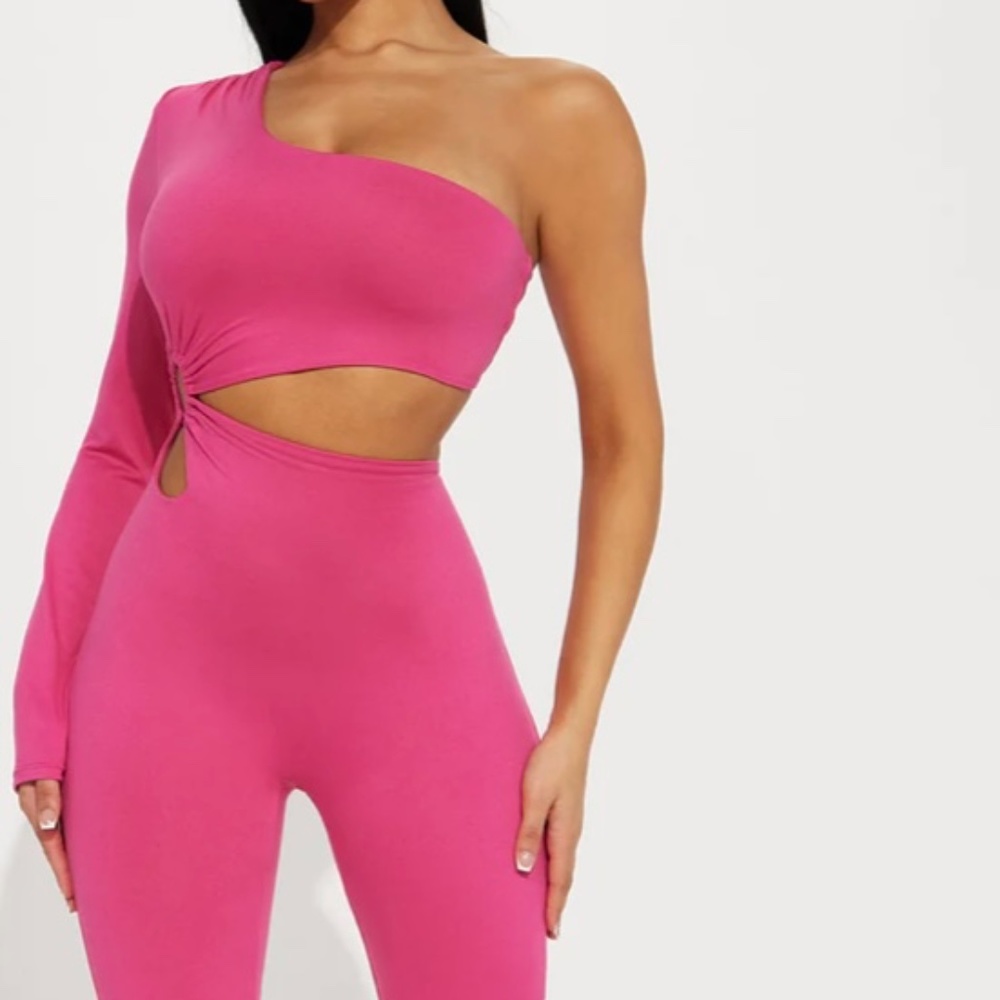 Pink jumpsuit